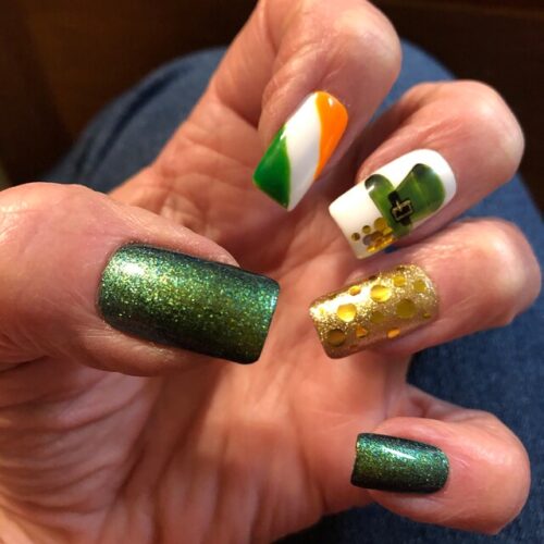 Saint Patrick's Day Press On Nails photo review