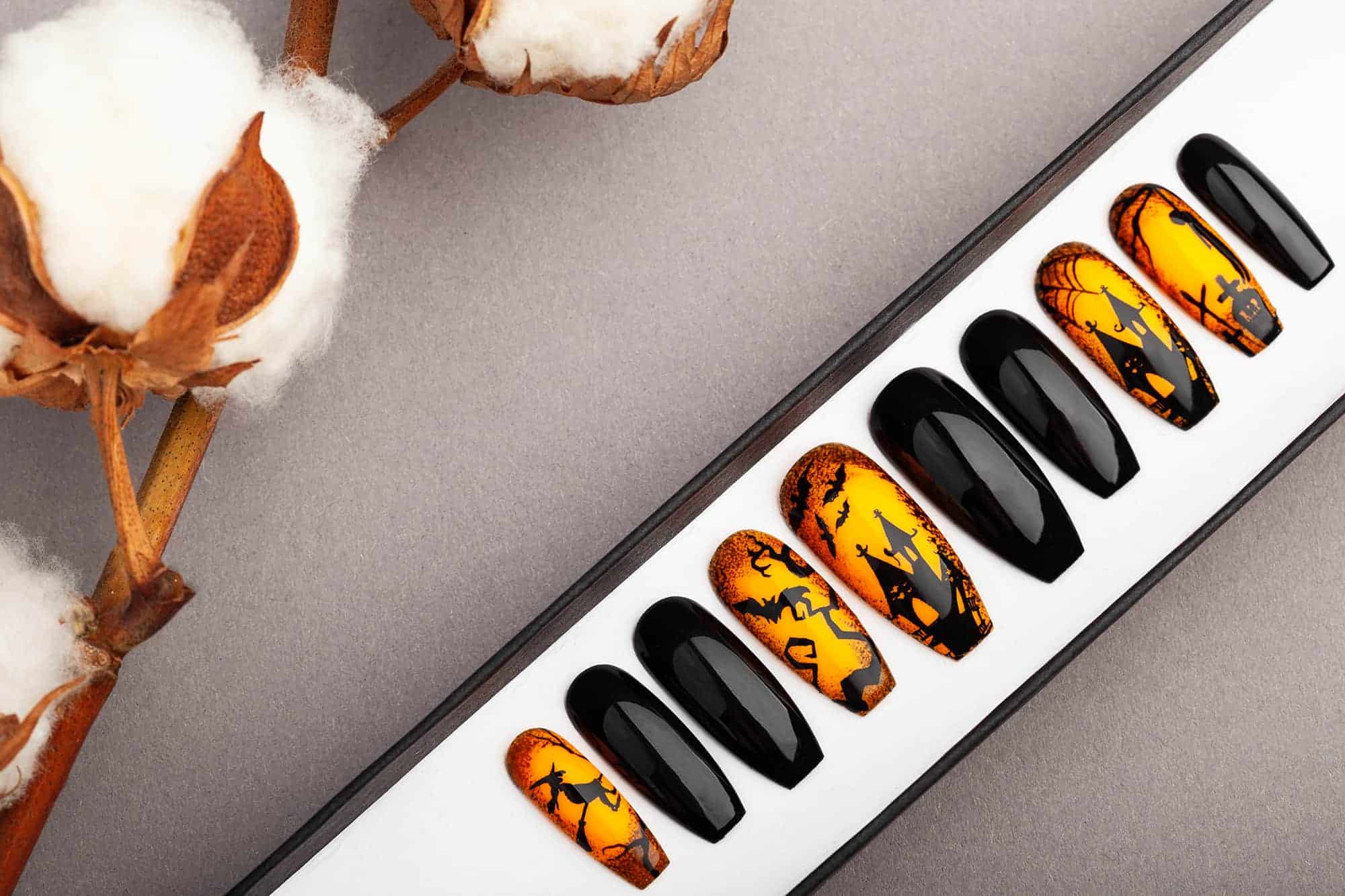 Halloween Town Press on Nails